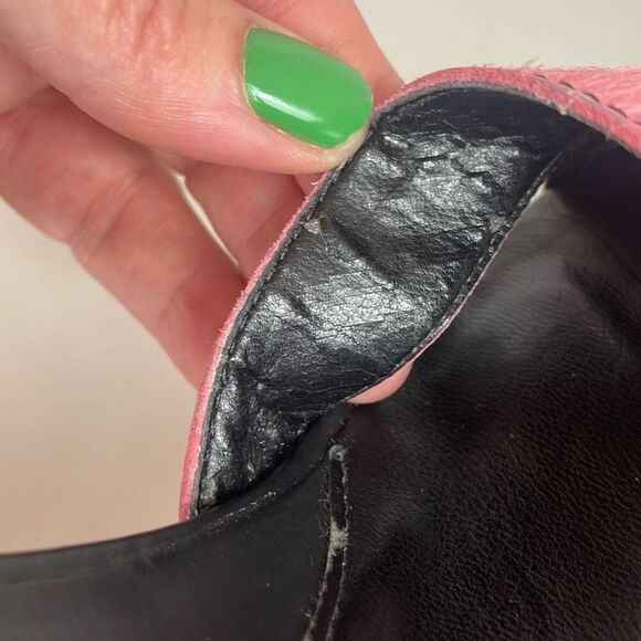 Gianni Bini Veronica Leopard Print Hair on Hide Strappy Heeled Sandals 8 - Picture 10 of 13